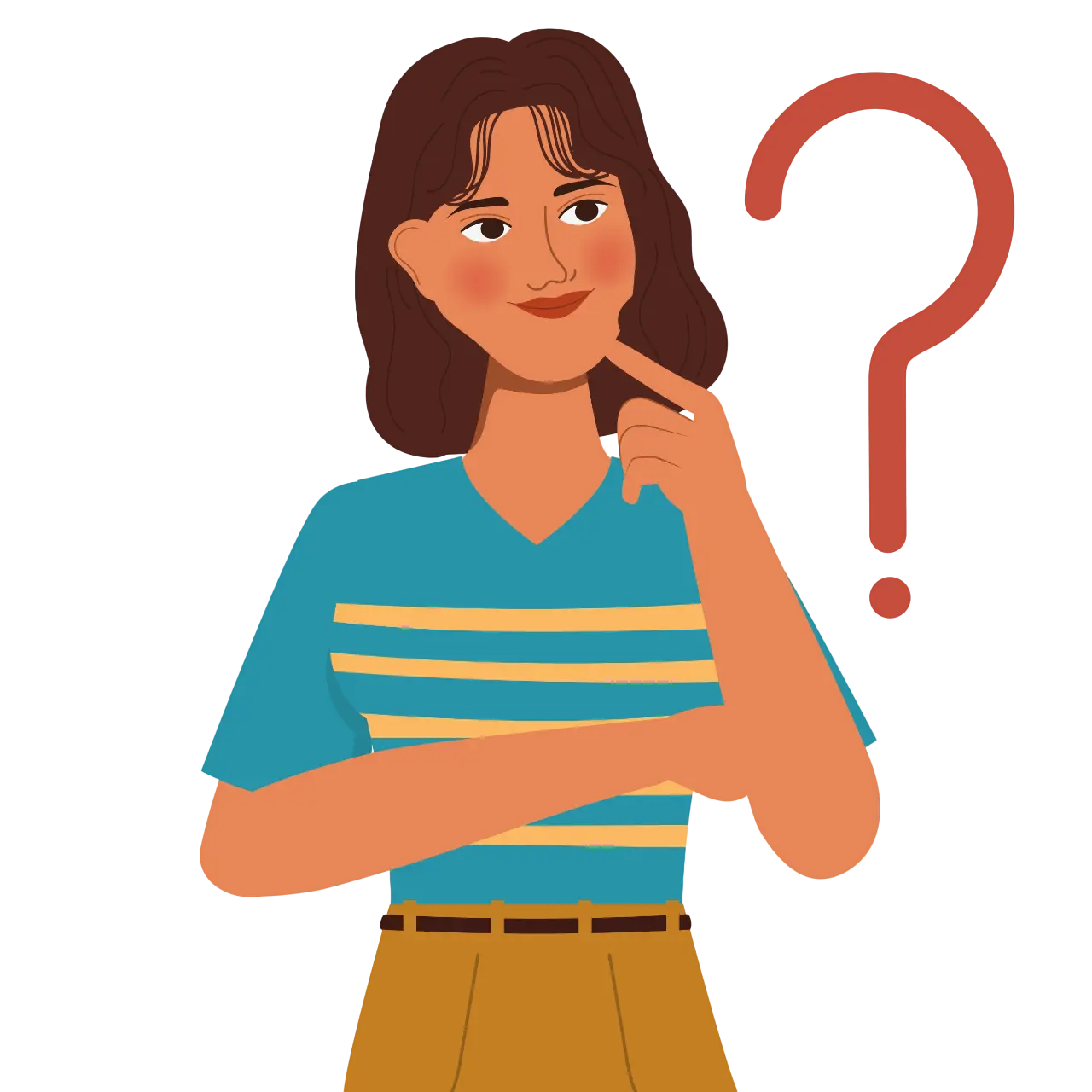 Student struggles illustration